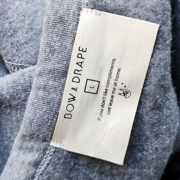 Bow & Drape Sweatshirt - Picture 6 of 7